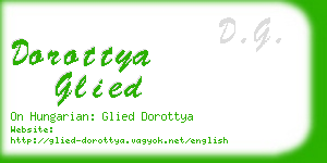 dorottya glied business card